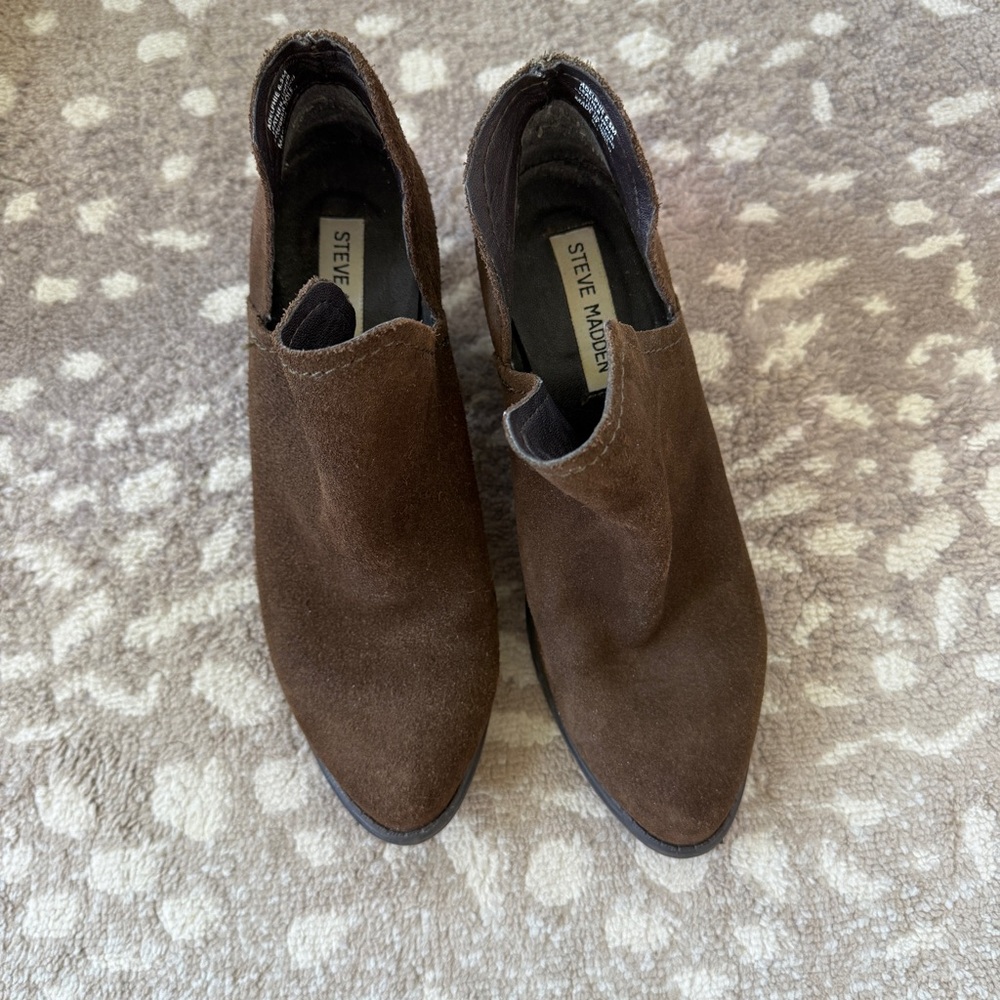 Steve Madden Brown Heeled Boots